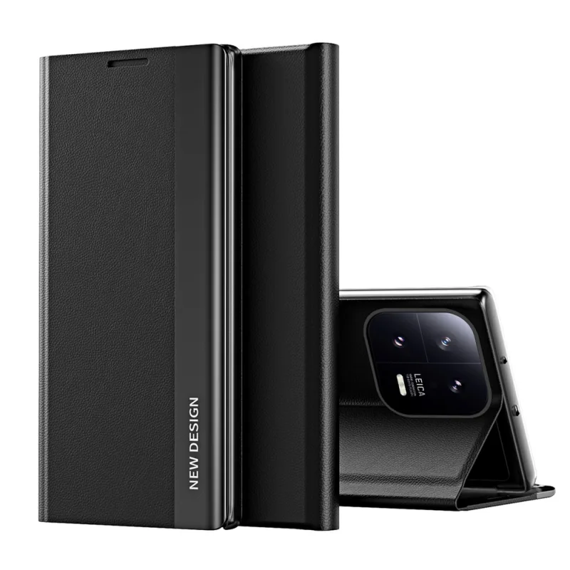Puzdro Sleep Case Pro pre Xiaomi 13 Lite s výklopným stojanom čierne