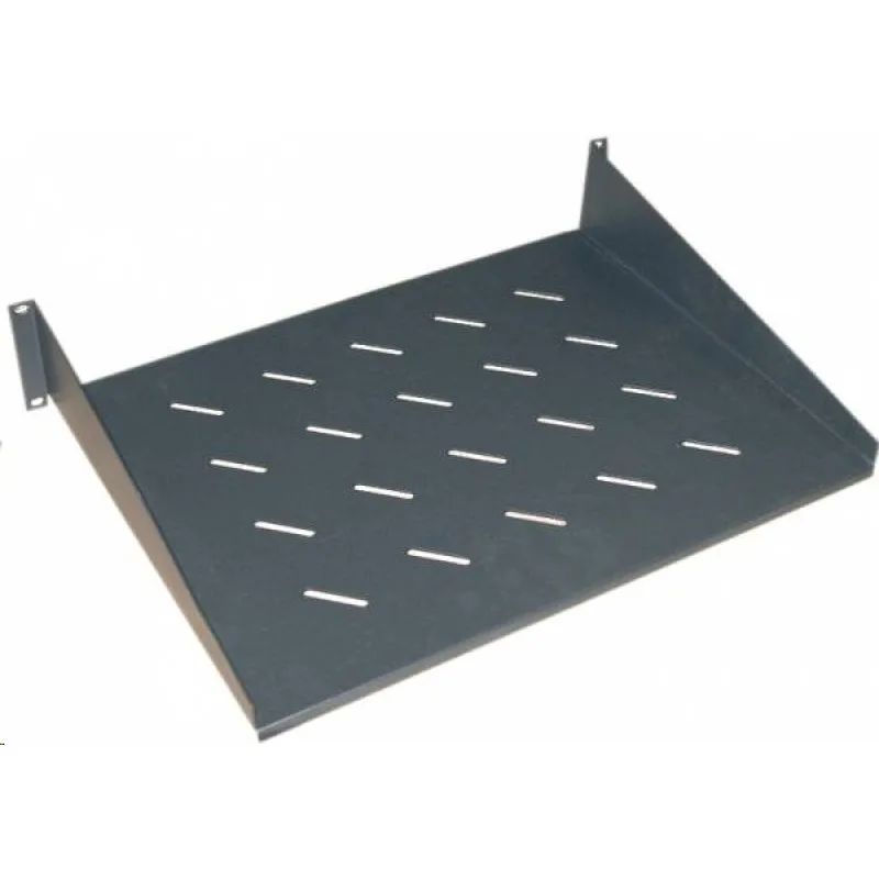 Pevná dierovaná polica 2U 19", hĺbka 450mm RGA-5-450