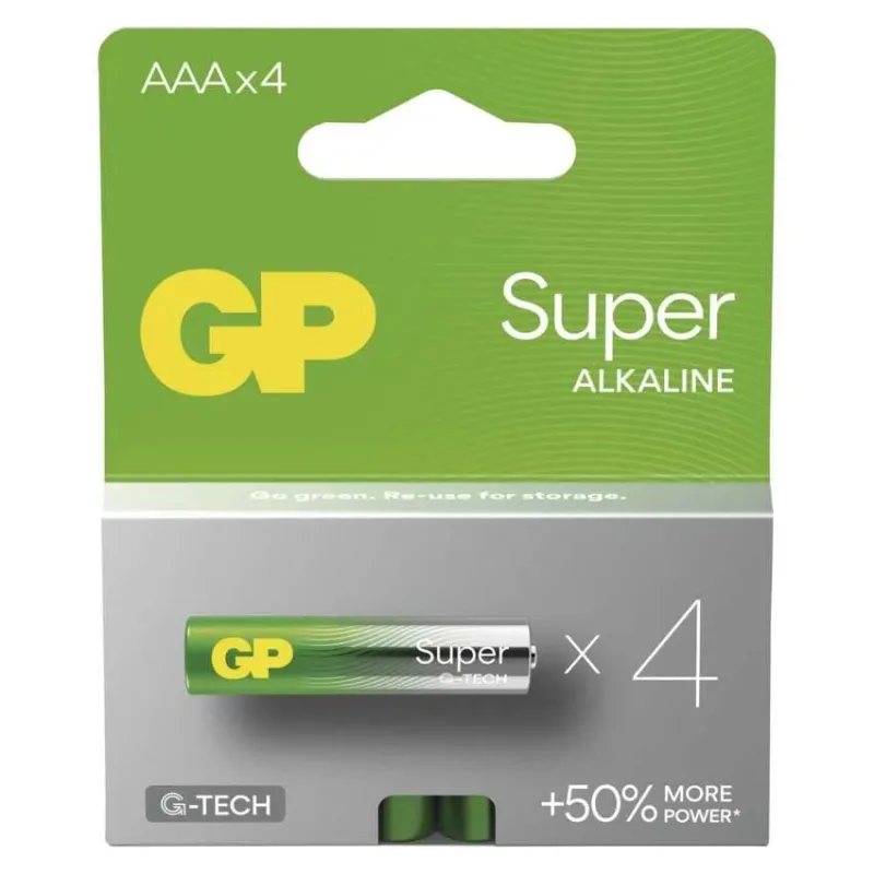 EMOS GP Alkalická batéria Super LR03 (AAA) 4ks