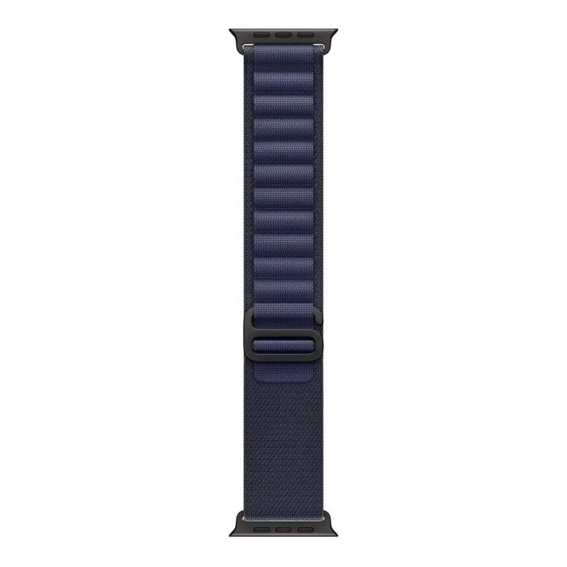Apple Watch 49mm Navy Alpine Loop - Small - Black Titanium Finish