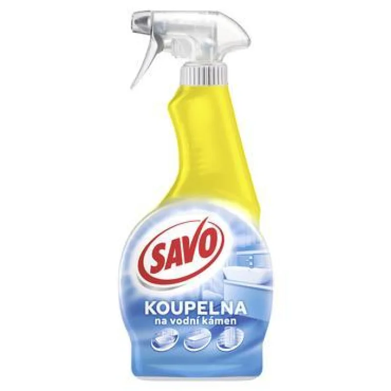 Savo Kúpeľňa tekutý čistič na vodný kameň rozprašovač 500 ml