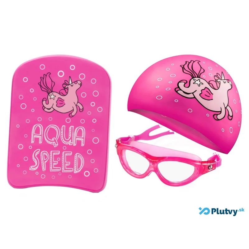 Plavecký set - Kiddie - doska, čiapka a okuliare
