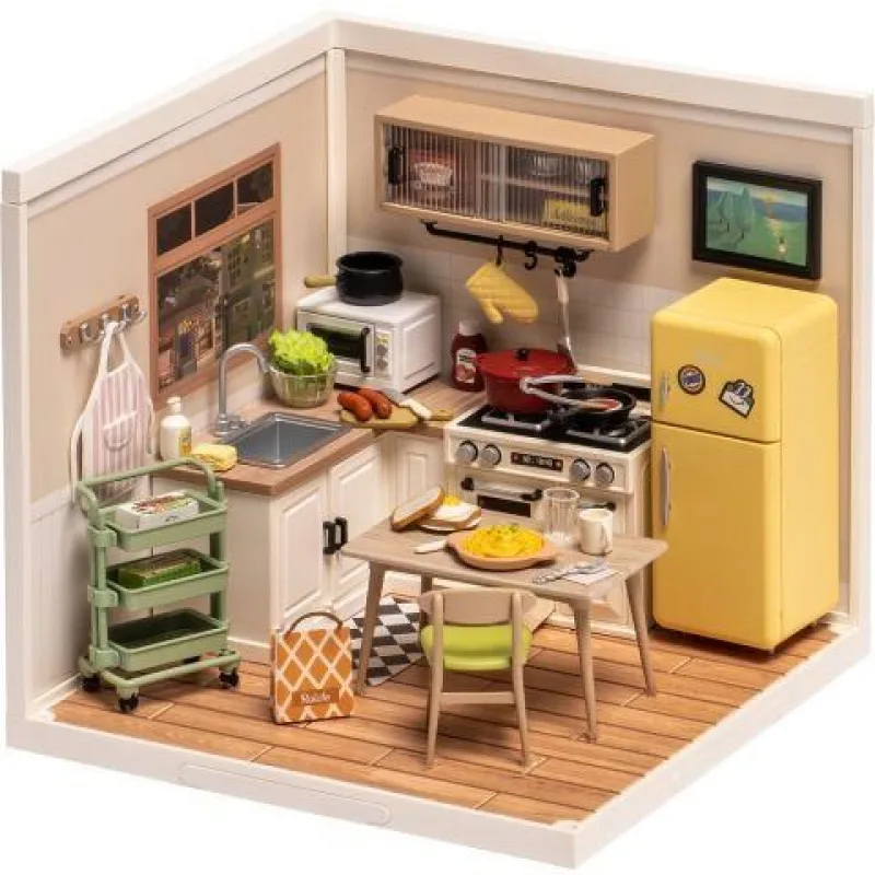 RoboTime Miniatura domečku Kuchyňka Happy Meals DW008