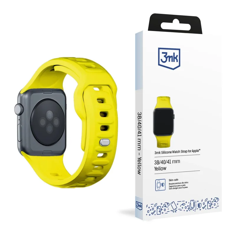 3mk řemínek Watch Strap pro Apple 38/ 40/ 41 mm Yellow 5903108565714