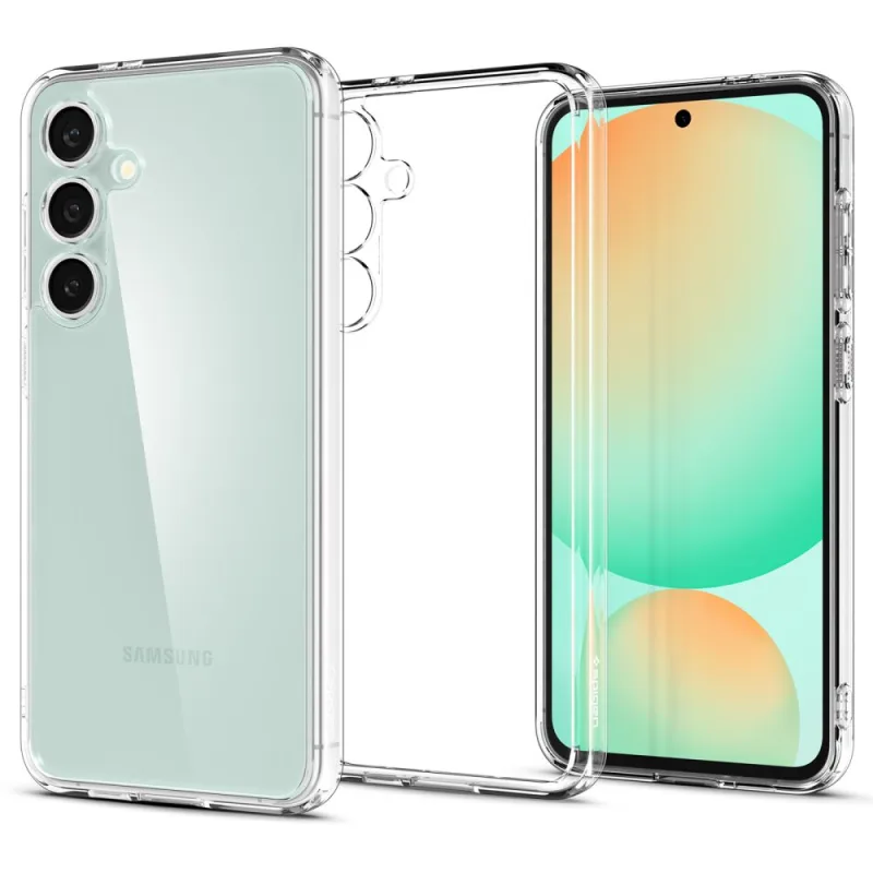 Puzdro Spigen Ultra Hybrid pre Samsung Galaxy S24 FE – priehľadné