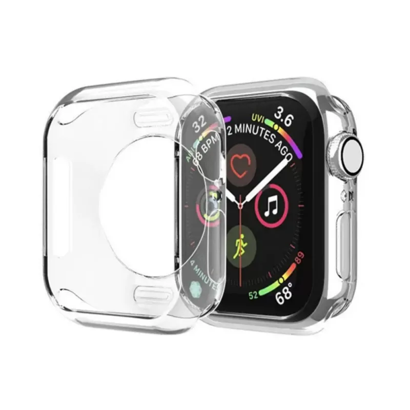Ultra priehľadné puzdro na hodinky Apple Watch 49 mm (Ultra 1/2/3) – priehľadné
