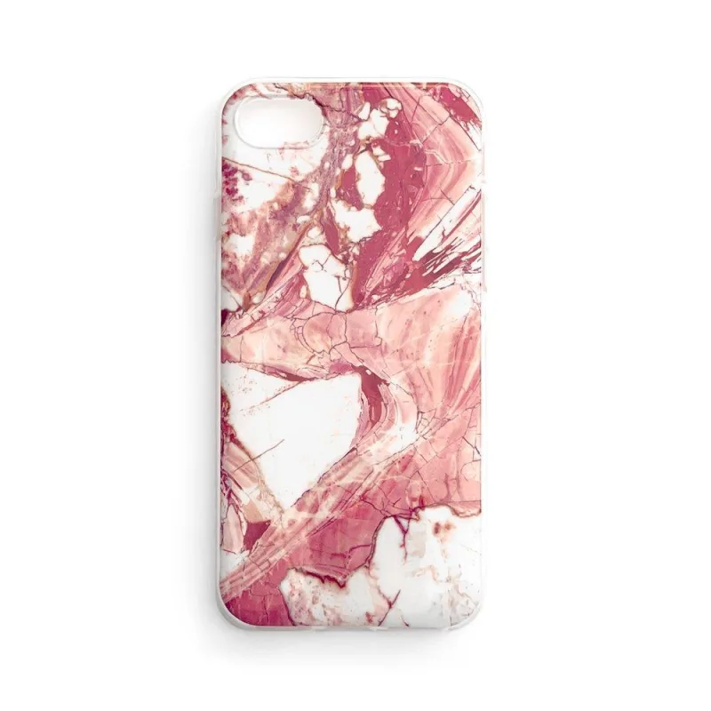Puzdro Wozinsky Marble TPU puzdro pre Samsung Galaxy A22 4G ružové