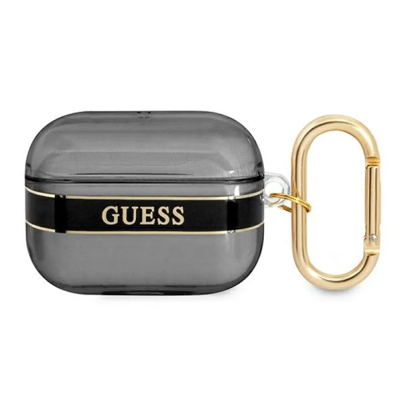 Guess GUAPHHTSK AirPods Pro kryt black/black Strap Collection
