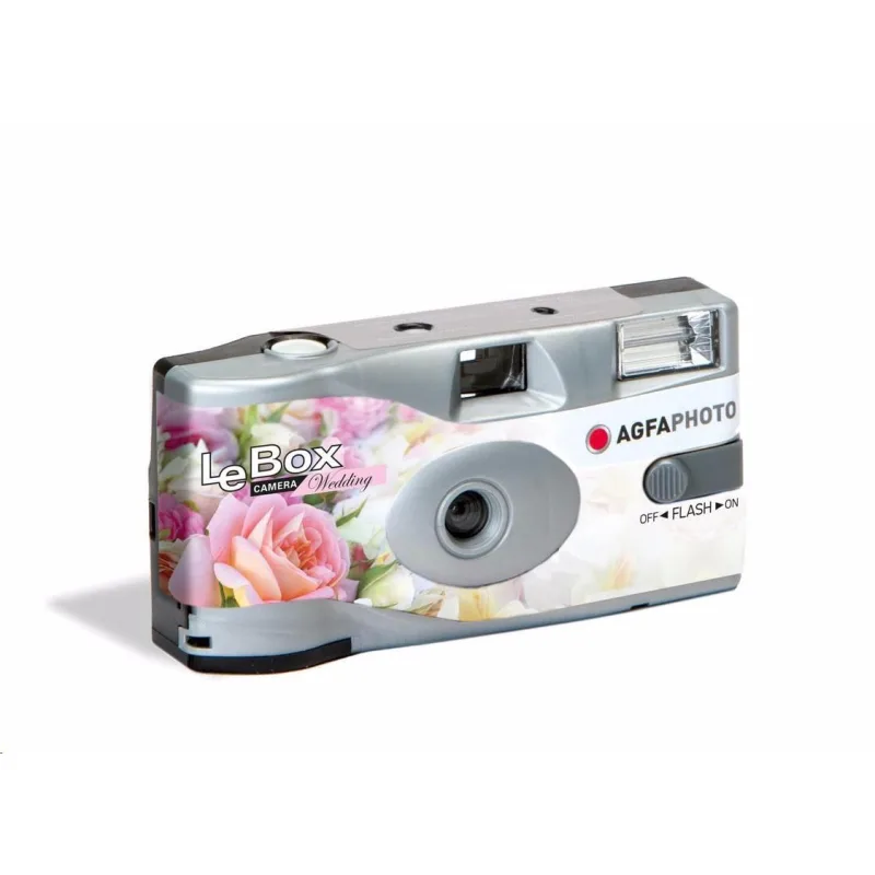 Agfaphoto LeBox Wedding Flash 400/ 27 - jednorázový analogový fotoaparát…