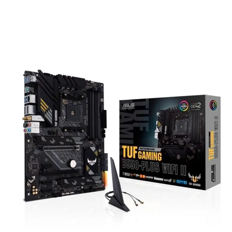 ASUS TUF GAMING B550-PLUS WI-FI II soc.AM4 B550 DDR4 ATX M.2 HDMI DP WIFI…