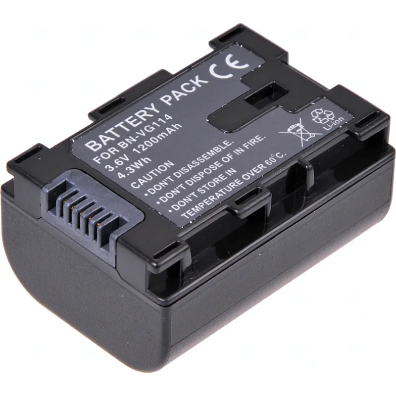 Batéria T6 Power JVC BN-VG107, BN-VG108, BN-VG114, 1200mAh, 4, 3Wh…
