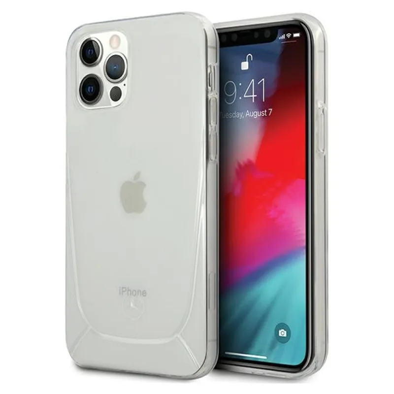 Kryt Mercedes Transparent Line pre iPhone 12 / iPhone 12 Pro - Transparent