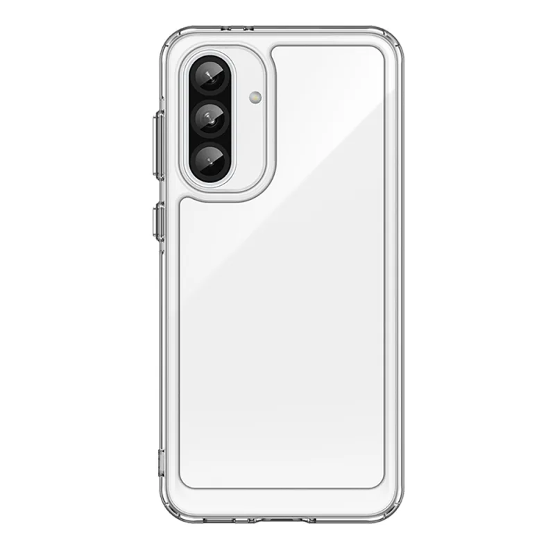 Puzdro Outer Space pre Samsung Galaxy A36 Kryt s flexibilným rámom – priehľadný