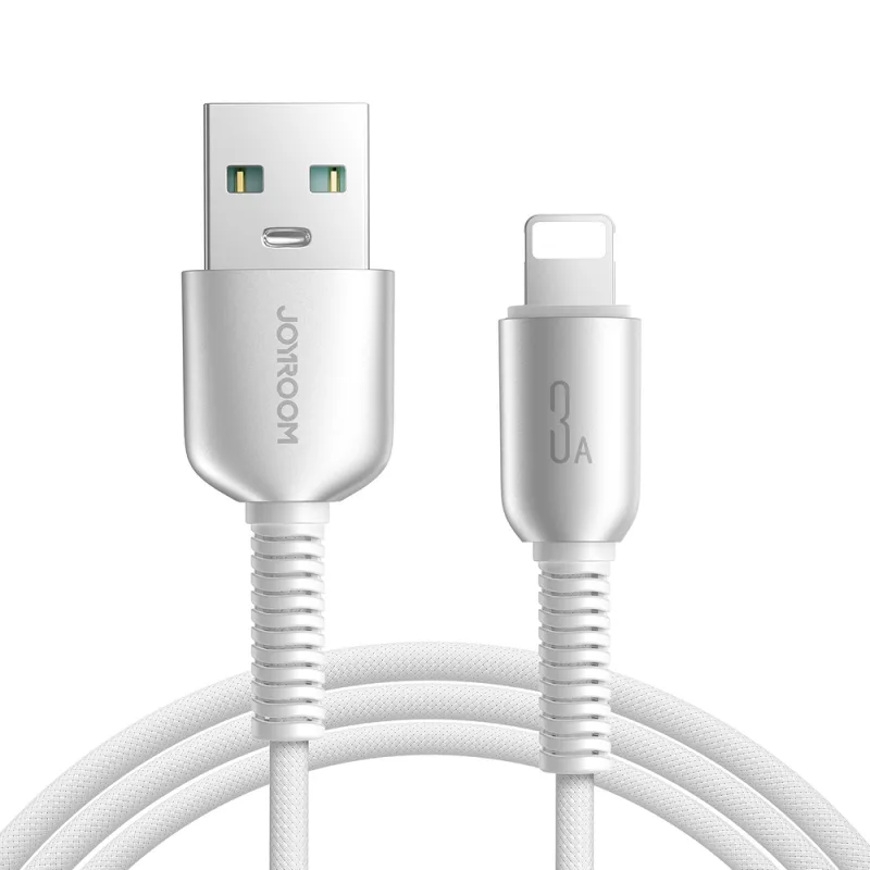Joyroom S-A51 Špičková séria 3A USB-A - Lightning kábel 1,2 m - svetlosivá