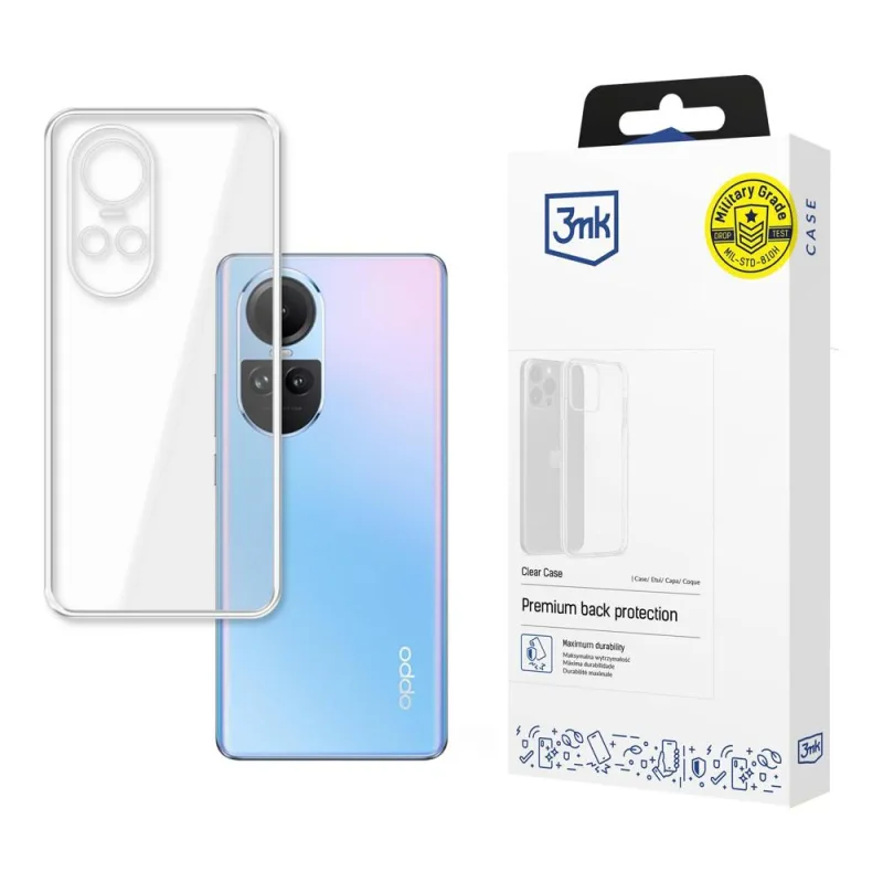 3mk priehľadné puzdro pre Oppo Reno 10 (CPH2531) / Pro - priehľadné