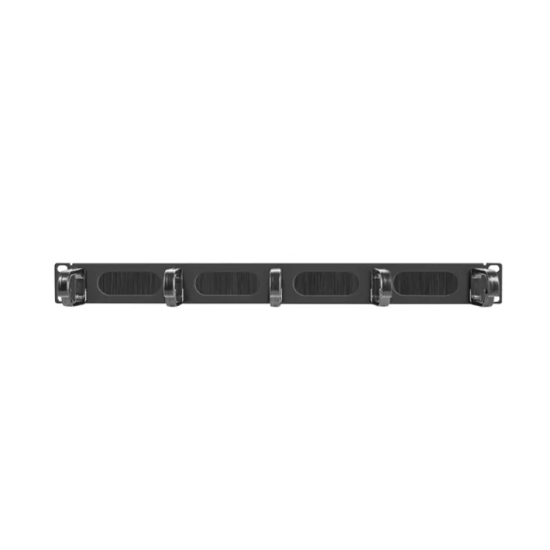 Organizer káblov 19"" 1U typ B čierny AK-1203-B