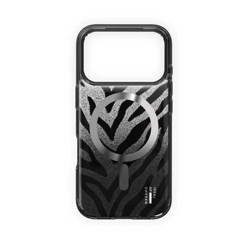 iDeal Fashion Clear Case MagSafe iPhone 17 Pro Zebra Mystique IDCLCMS…