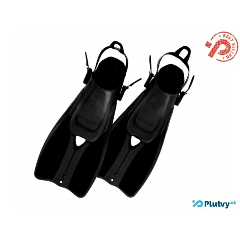 Ocean Reef Duo II Travel Fins čierna, 43/48
