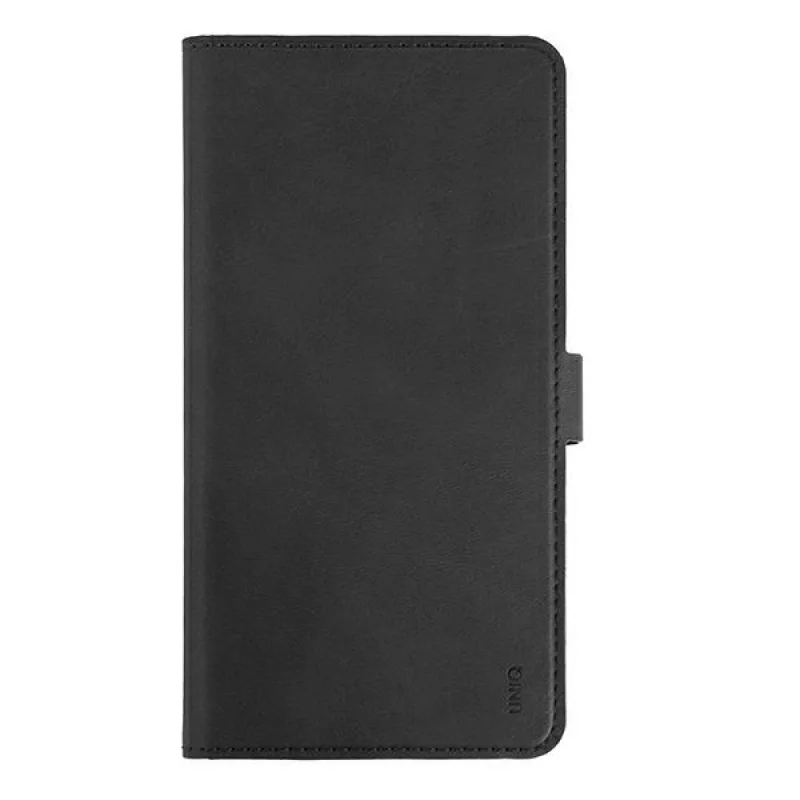 Puzdro Uniq Journa pre iPhone 12 / iPhone 12 Pro - šedé