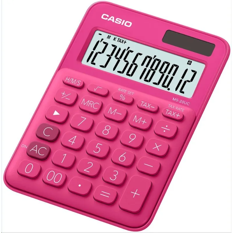 CASIO kalkulačka MS 20UC RD, Stolní kalkulátor MS 20UC RD