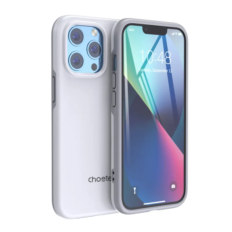 Choetech MFM Ochranný kryt proti pádu pre iPhone 13 Pro Max biely (PC0114-MFM-WH)
