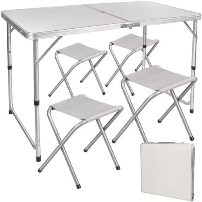 Skladací kempingový set pre 4 osoby