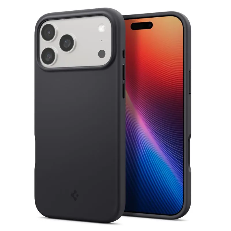Spigen kryt Silicone Fit Magsafe pre iPhone 17 Pro Max - Black ACS10270