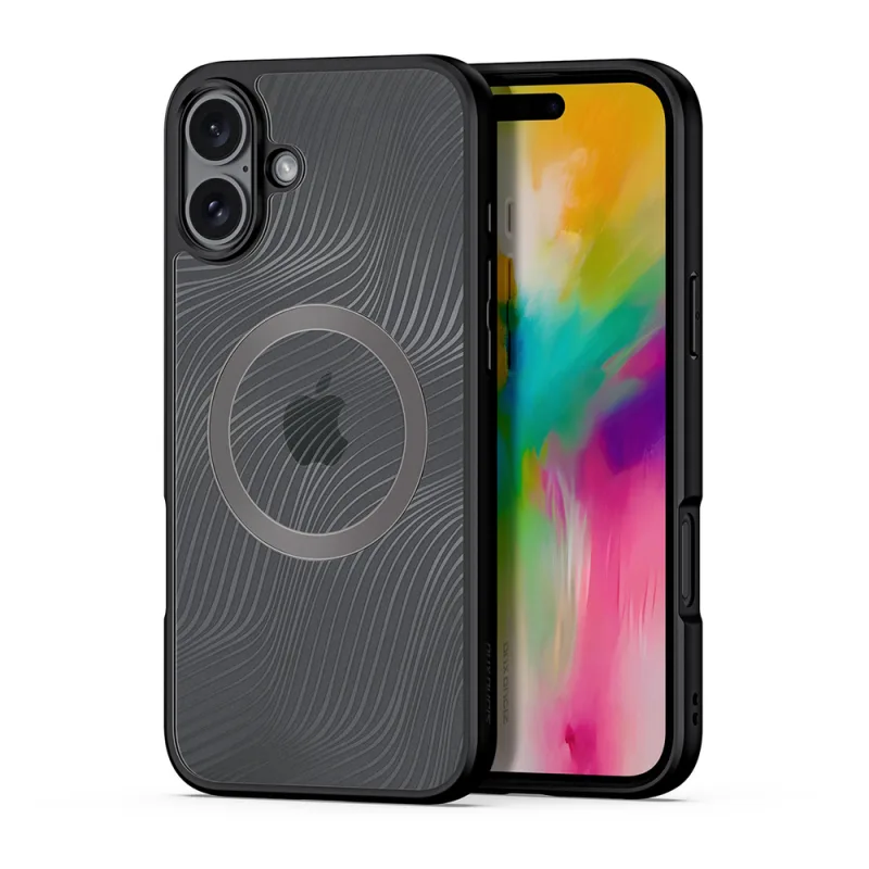 Puzdro Dux Ducis Aimo Mag s MagSafe pre iPhone 16 - čierne