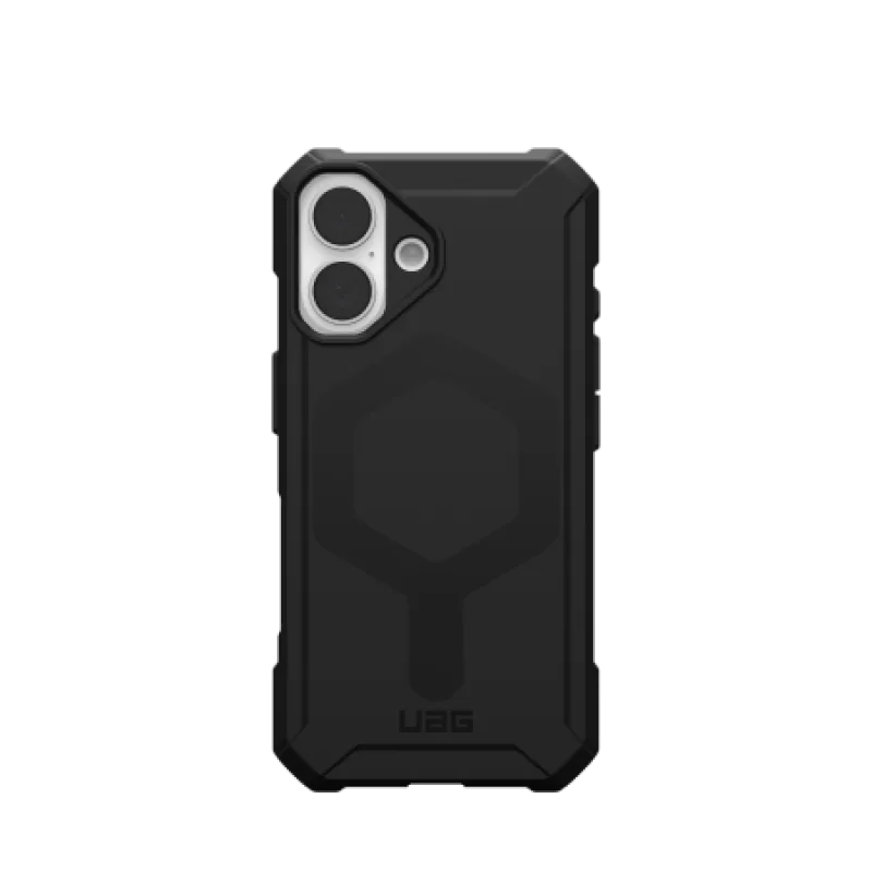 Puzdro UAG Essential Armor Magsafe na iPhone 16 – čierne
