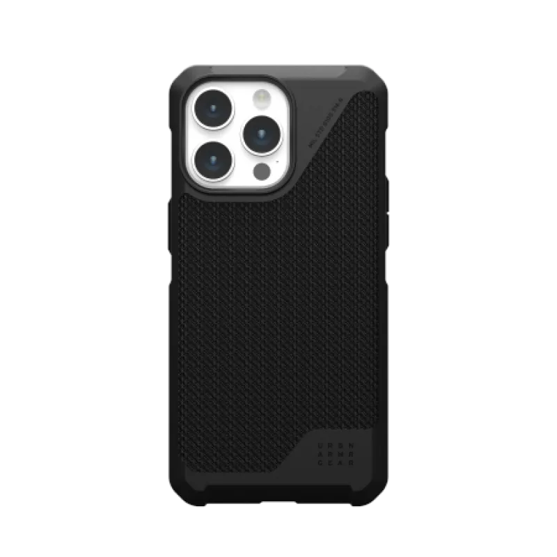 Puzdro UAG Metropolis LT MagSafe pre iPhone 15 Pro Max - čierny kevlar