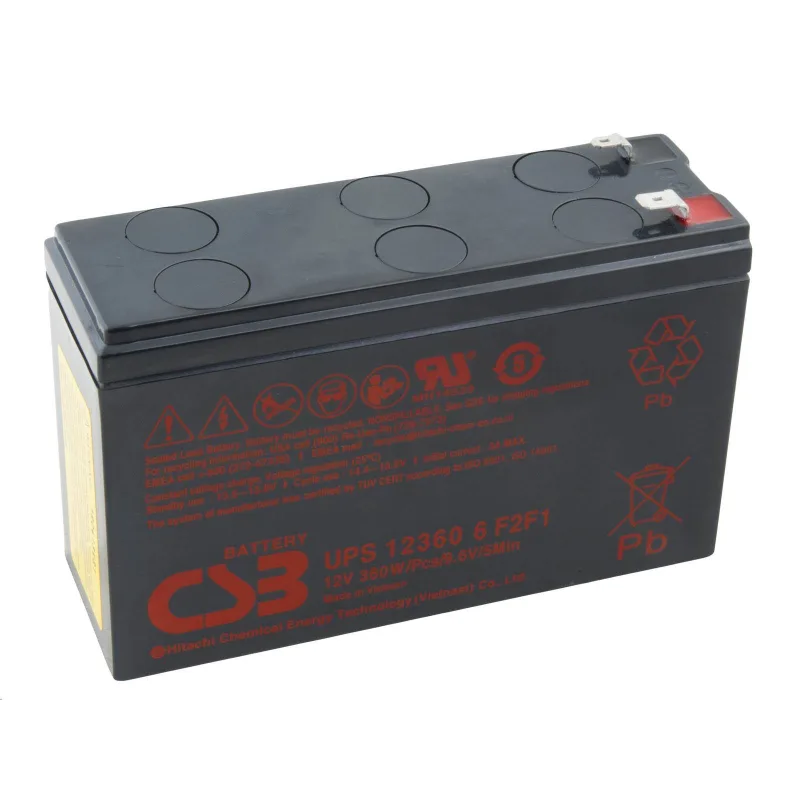 CSB batéria 12V 7Ah F1F2 HighRate (UPS 123606) PBCS-12V007-F1F2AH