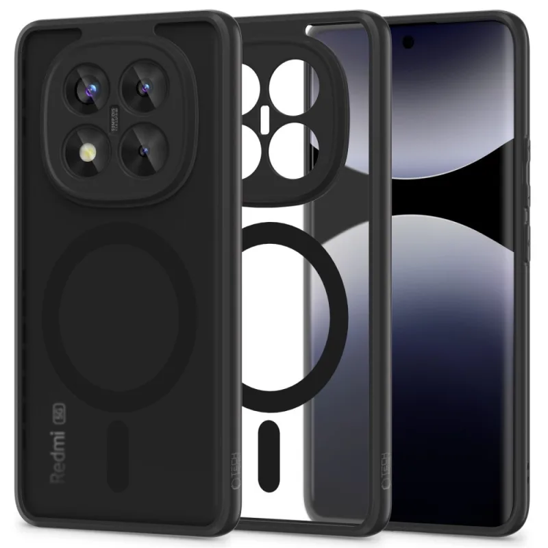 Puzdro Tech-Protect MagMat MagSafe pre Xiaomi Redmi Note 14 Pro+ 5G - matné čierne