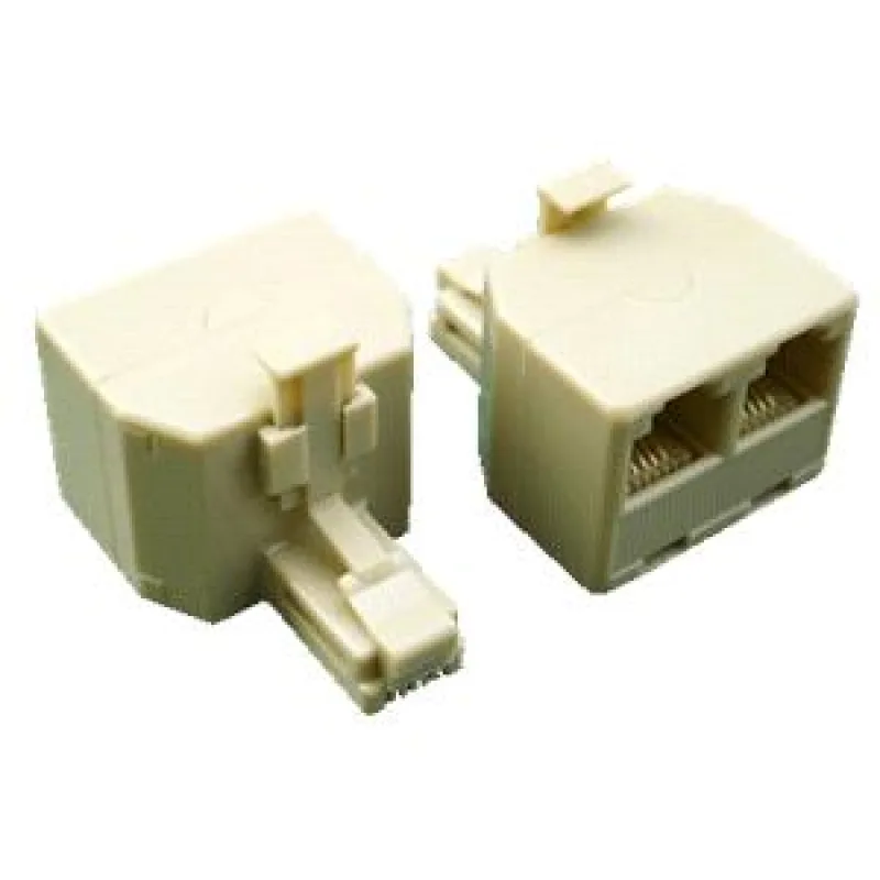 DATACOM Rozdvojka RJ11 6p4c Cat3 (2xFemale, 1xMale) 4202