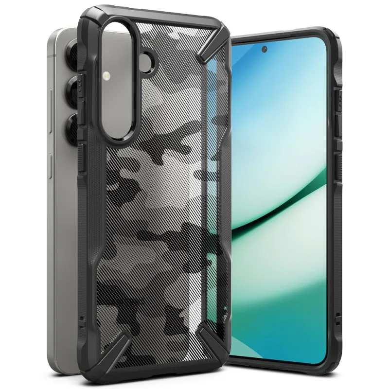 Puzdro Ringke Fusion X pre Samsung Galaxy S25+ - Black Camo