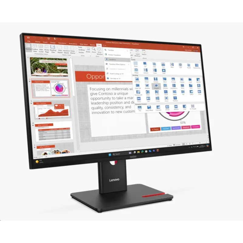 BAZAR LENOVO LCD ThinkVision T27-40 27", IPS, mat, 16:9, 1920x1080, 178/…