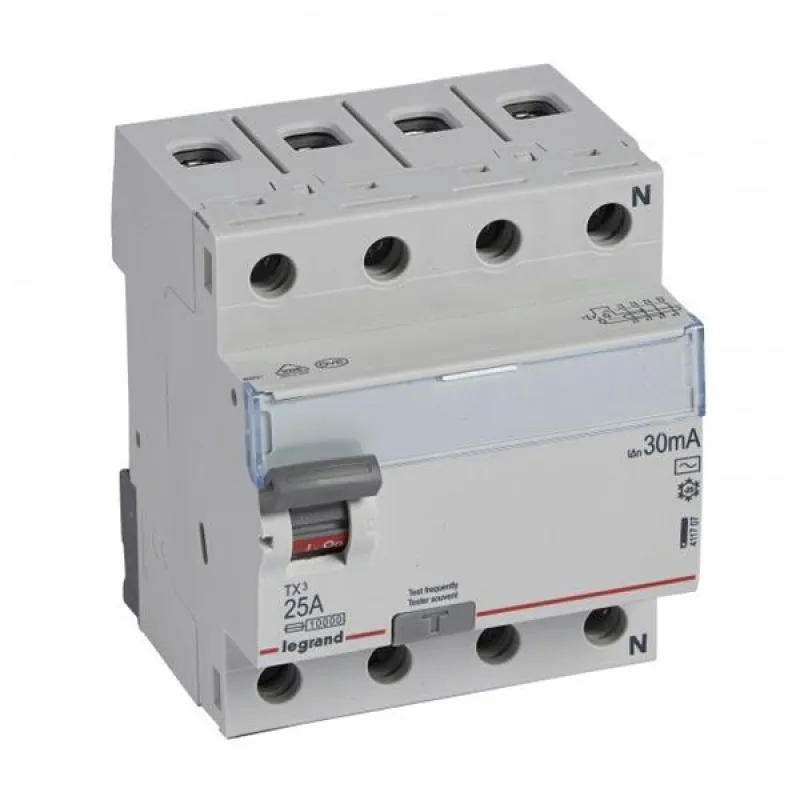 Legrand TX3 ID 4P D 25A 30MA AC 411707