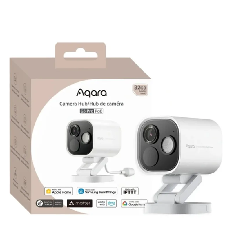 Aqara Smart Home Hub (Riadiaca jednotka) s Kamerou G5 Pro, biely