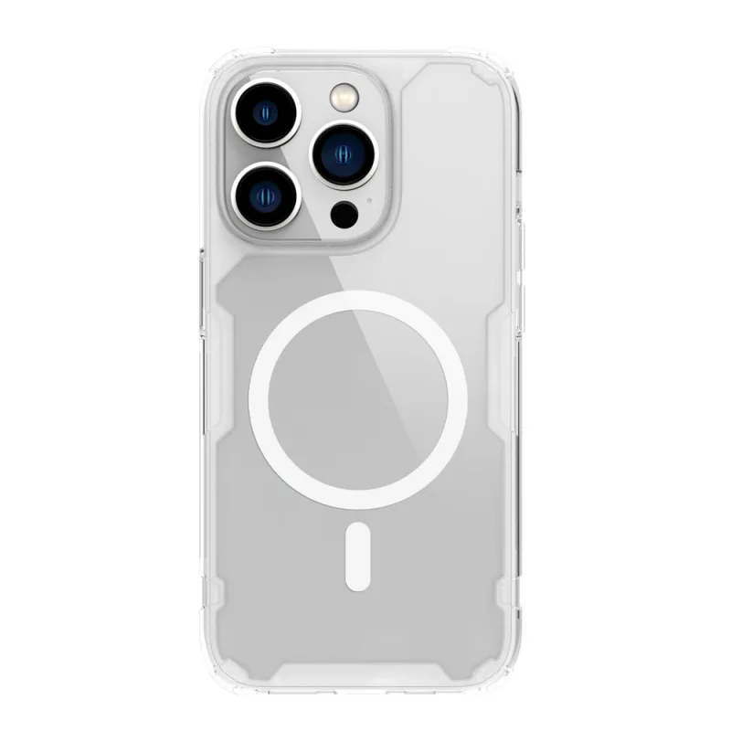 Pancierové puzdro Nillkin Nature Pro s MagSafe pre iPhone 15 Pro Max - biele