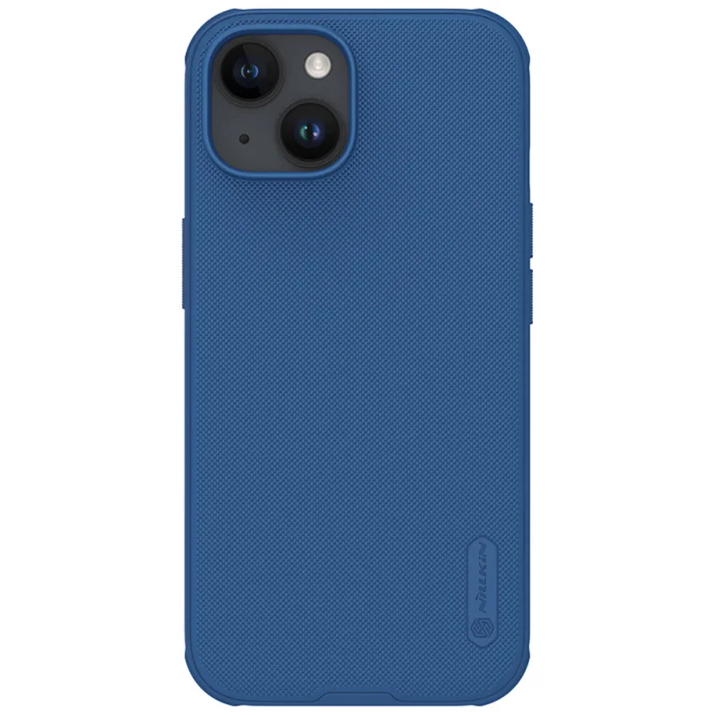 Vystužené puzdro Nillkin Super Frosted Shield Pro pre iPhone 15 Plus - modré