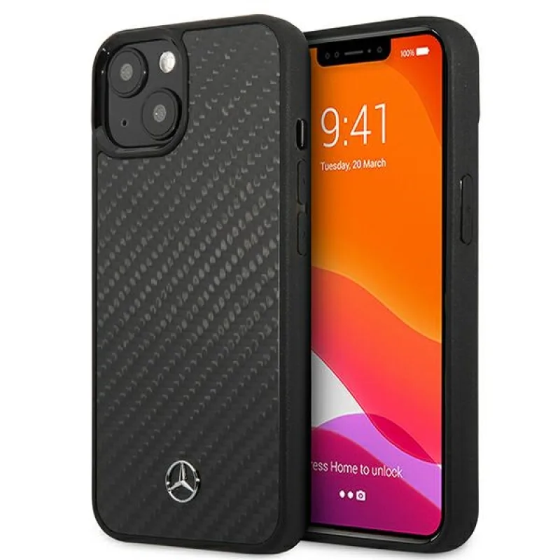 Kryt Mercedes Dynamic Line pre iPhone 13 mini - čierny