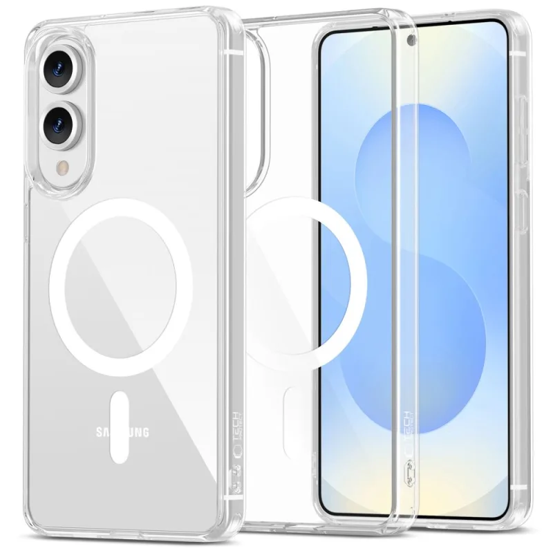 Puzdro Tech-Protect FlexAir Hybrid MagSafe pre Samsung Galaxy S25 Edge – priehľadné