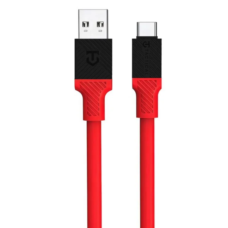 Tactical Fat Man Cable USB-A/ USB-C 1m Red 8596311227882