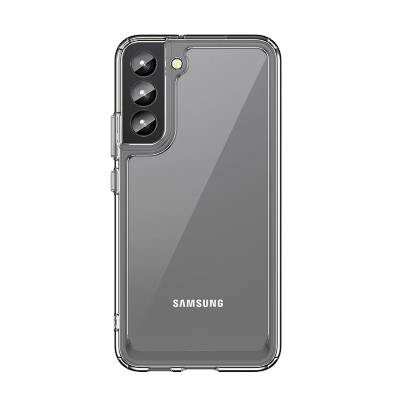 Puzdro Outer Space Case pre Samsung Galaxy S22 + (S22 Plus) pevný kryt s priehľadným gélovým rámom
