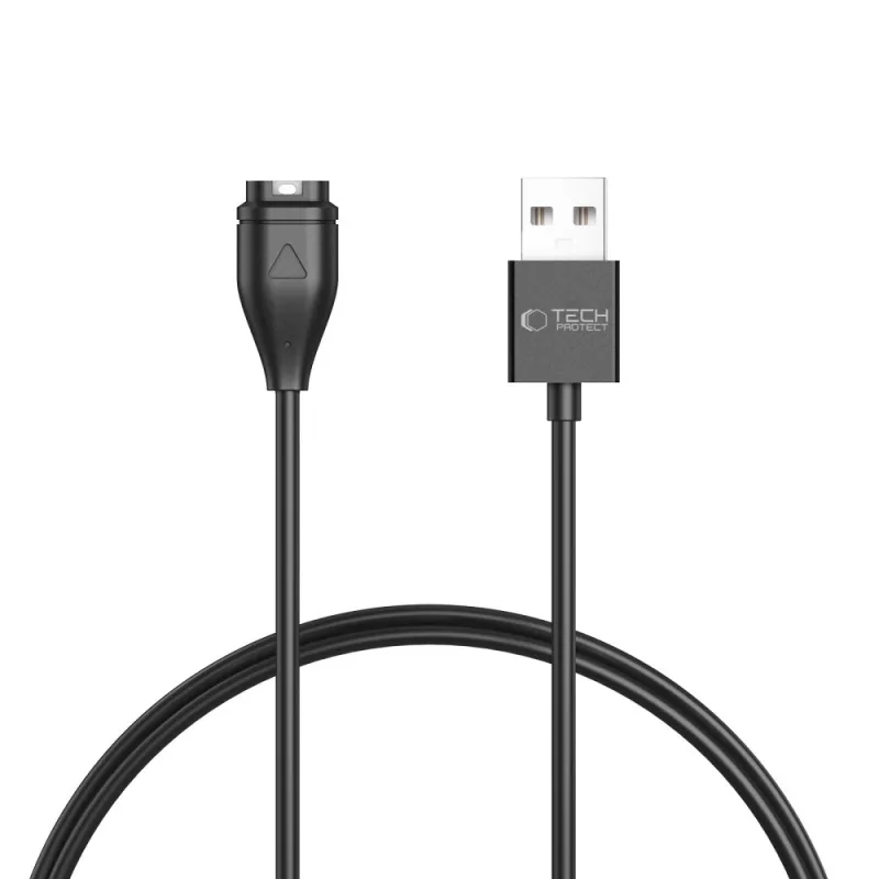 Kábel Tech-Protect MC04 UltraBoost USB-A pre hodinky Garmin Watch 1m – čierny