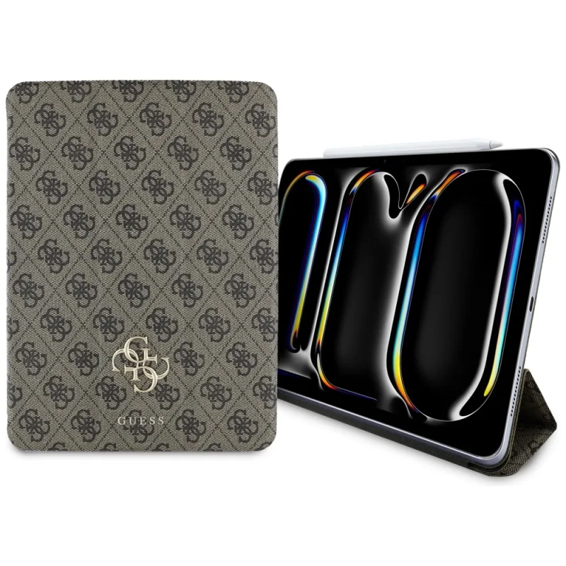Guess GUFC11PM24PS4SGW iPad Pro 11" 2024 hnedé magnetické 4G veľké logo