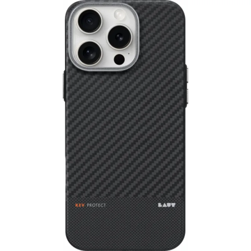 Puzdro LAUT Kev Protect pre iPhone 16 Pro - čierne