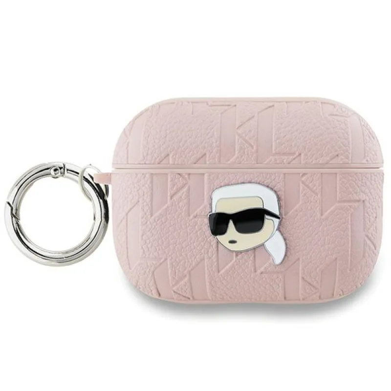 Karl Lagerfeld Monogram Karl Head puzdro pre AirPods Pro 2 - ružové