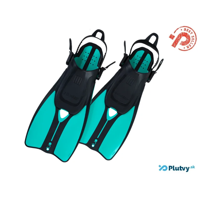 Ocean Reef Duo II Travel Fins tyrkysová, 36/42