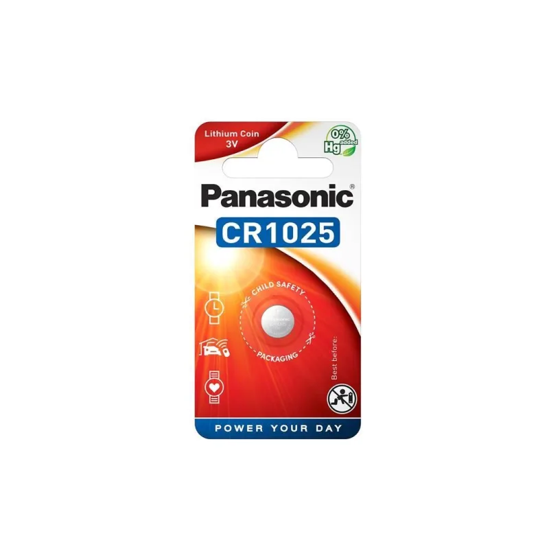 PANASONIC Lithiová baterie (knoflíková) CR-1025EL/ 1B 3V (Blistr 1ks)…