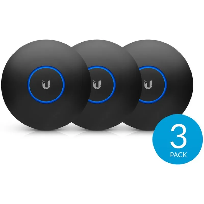 Ubiquiti kryt pre UAP-nanoHD, U6 Lite a U6+, čierny motív, 3 kusy nHD…